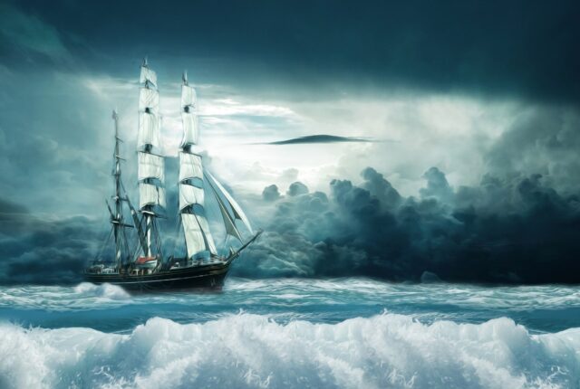 船,夢,嵐